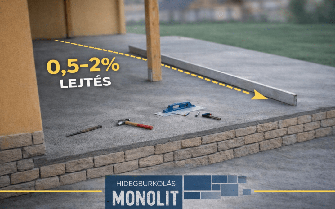 A terasz betonozástól a fagyálló burkolatig: így lesz tartós a kültéri aljzat